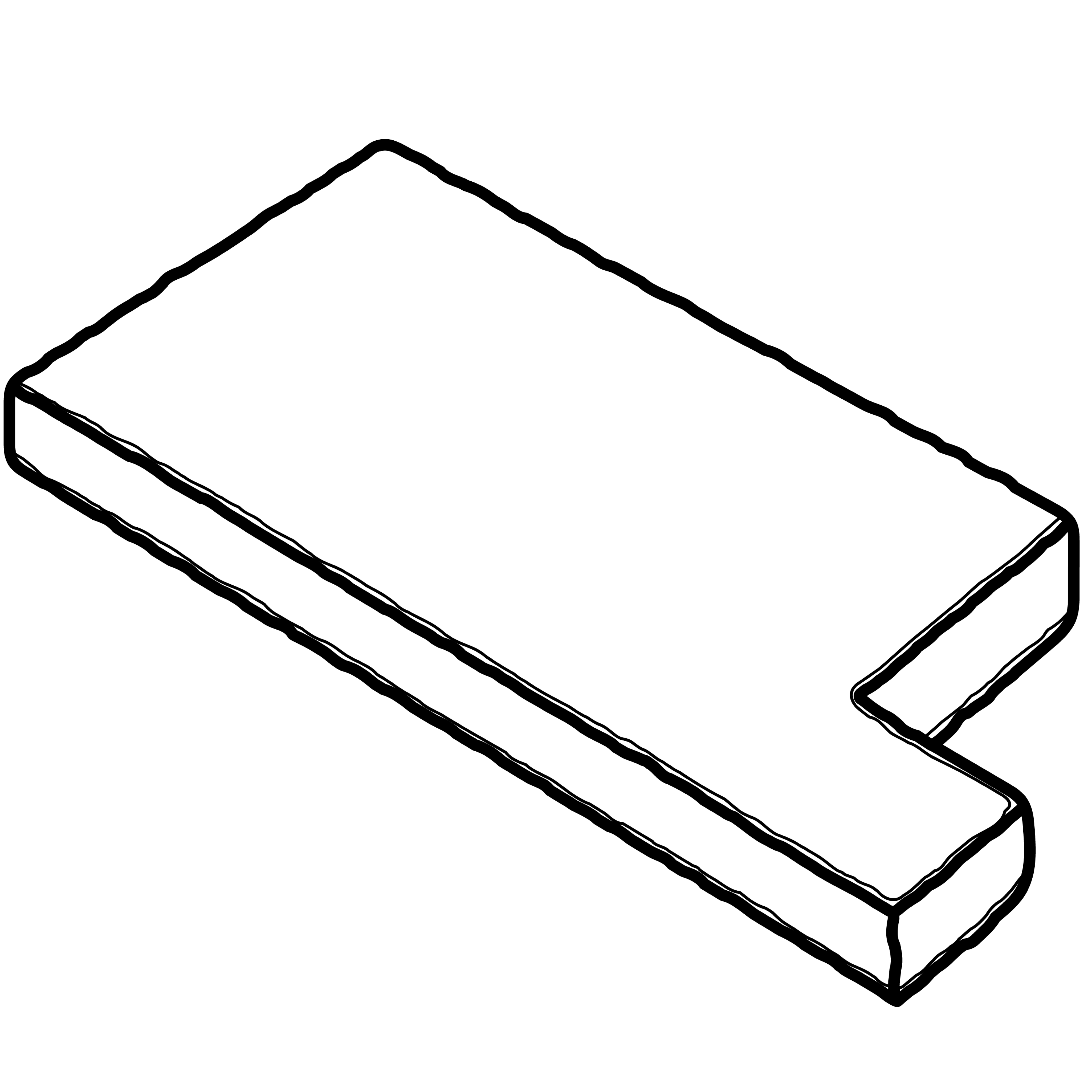 BENCH CUSHION WITH CUT CORNER