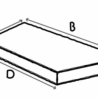 Custom Made Angled Bench Cushion Cover